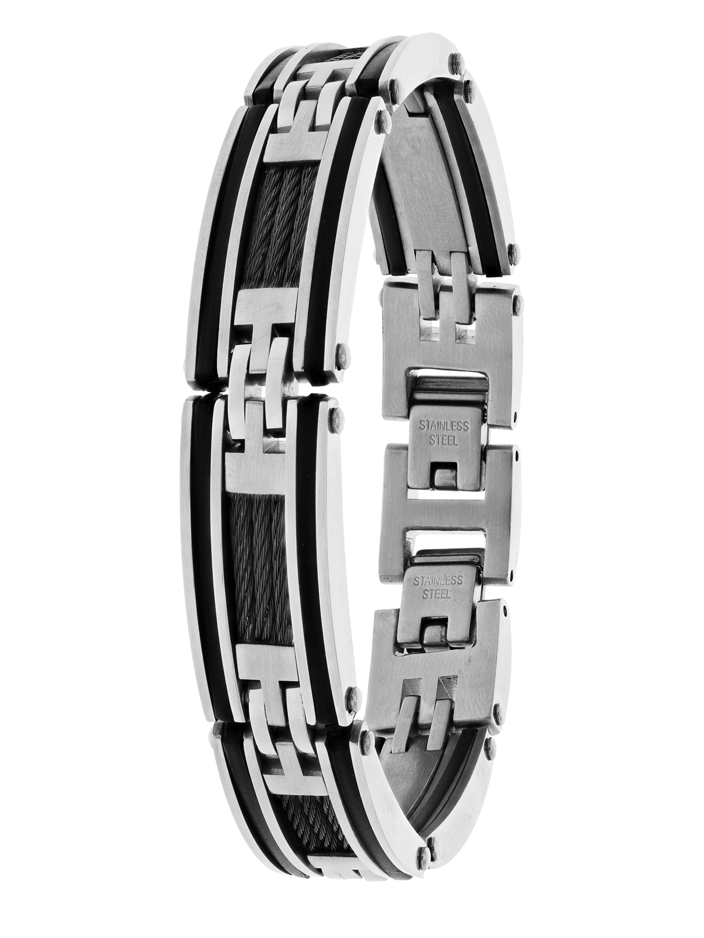 Lucardi Bracelet in Silver: front