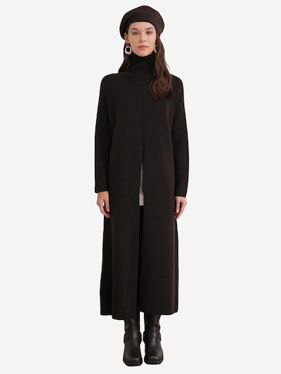 MixRay Strickkleid in S-L in dunkelbraun, Produktansicht