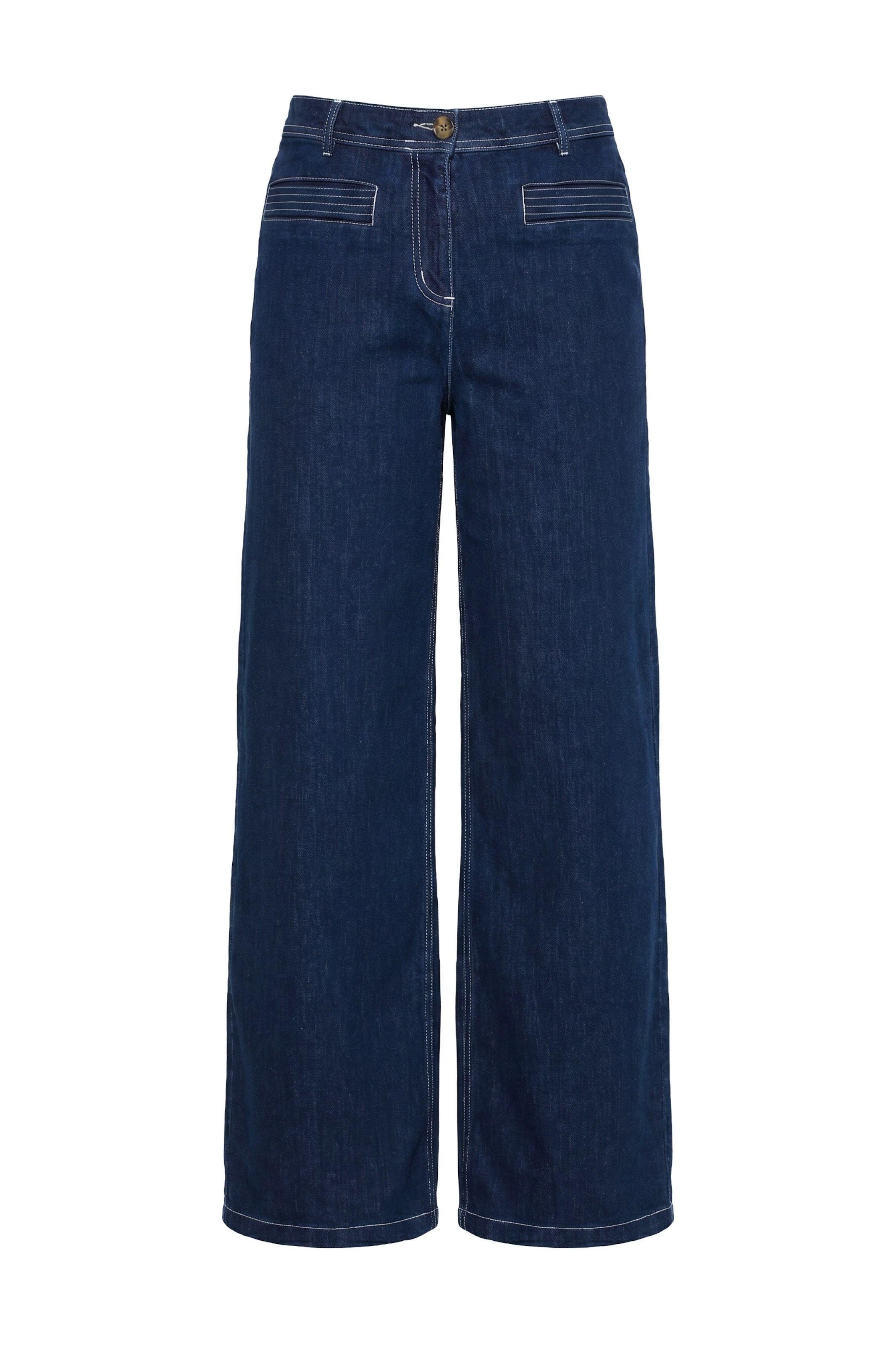 Ulla Popken Jeans in 32-34 in de kleur Blauw denim, Productweergave
