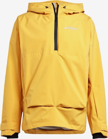 ADIDAS TERREX Outdoor jacket 'Xperior' in Yellow: front