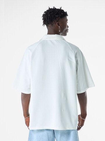 VAMOS CLO Shirt 'Christmas Rose' in White