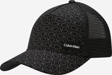 Șapcă 'ESSENTIAL' de la Calvin Klein pe negru: față