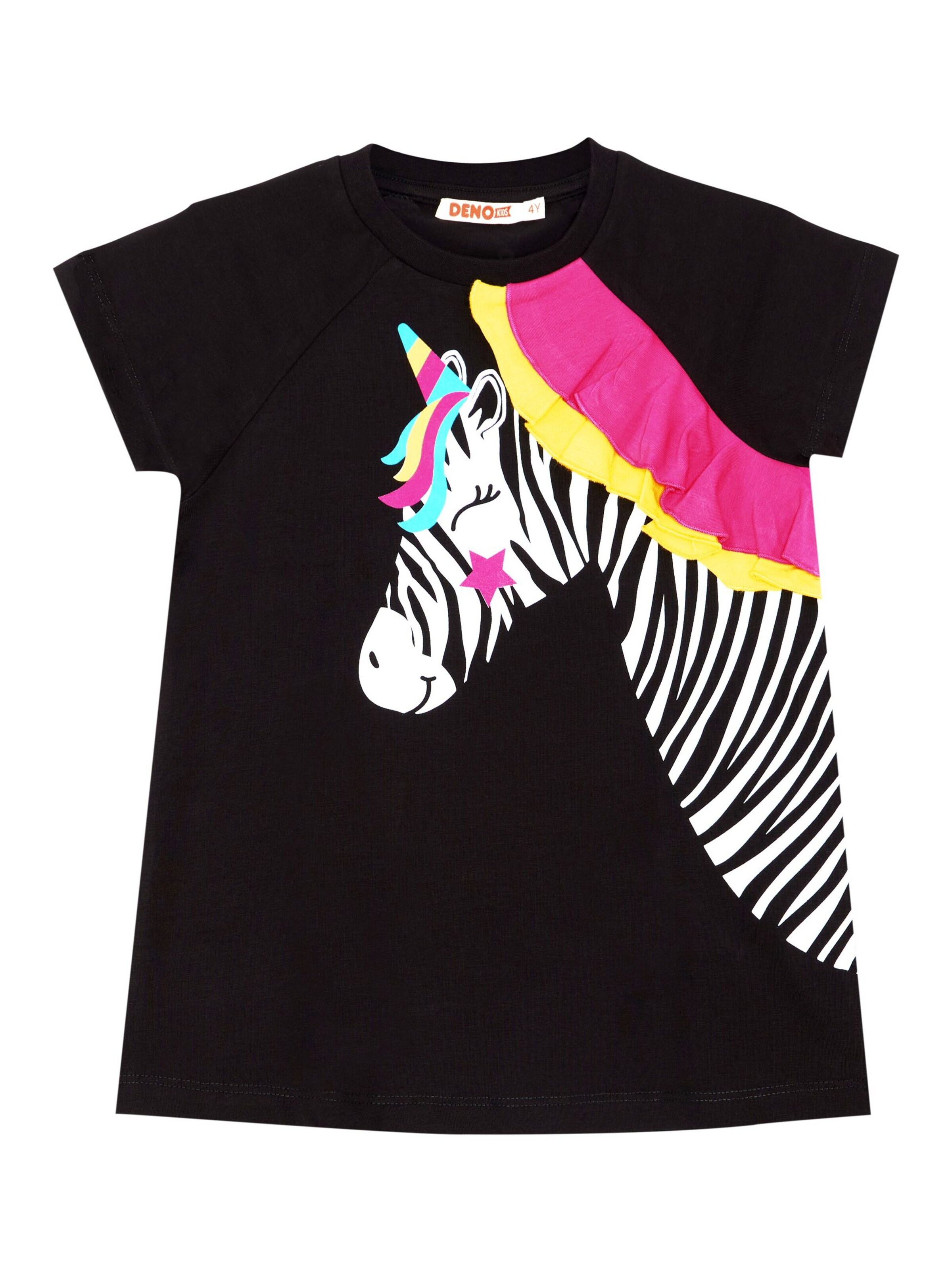 Denokids Tracksuit 'Zebracorn' in Black