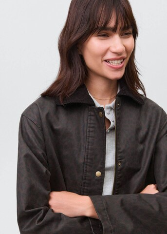 MANGO TEEN Parka in Schwarz