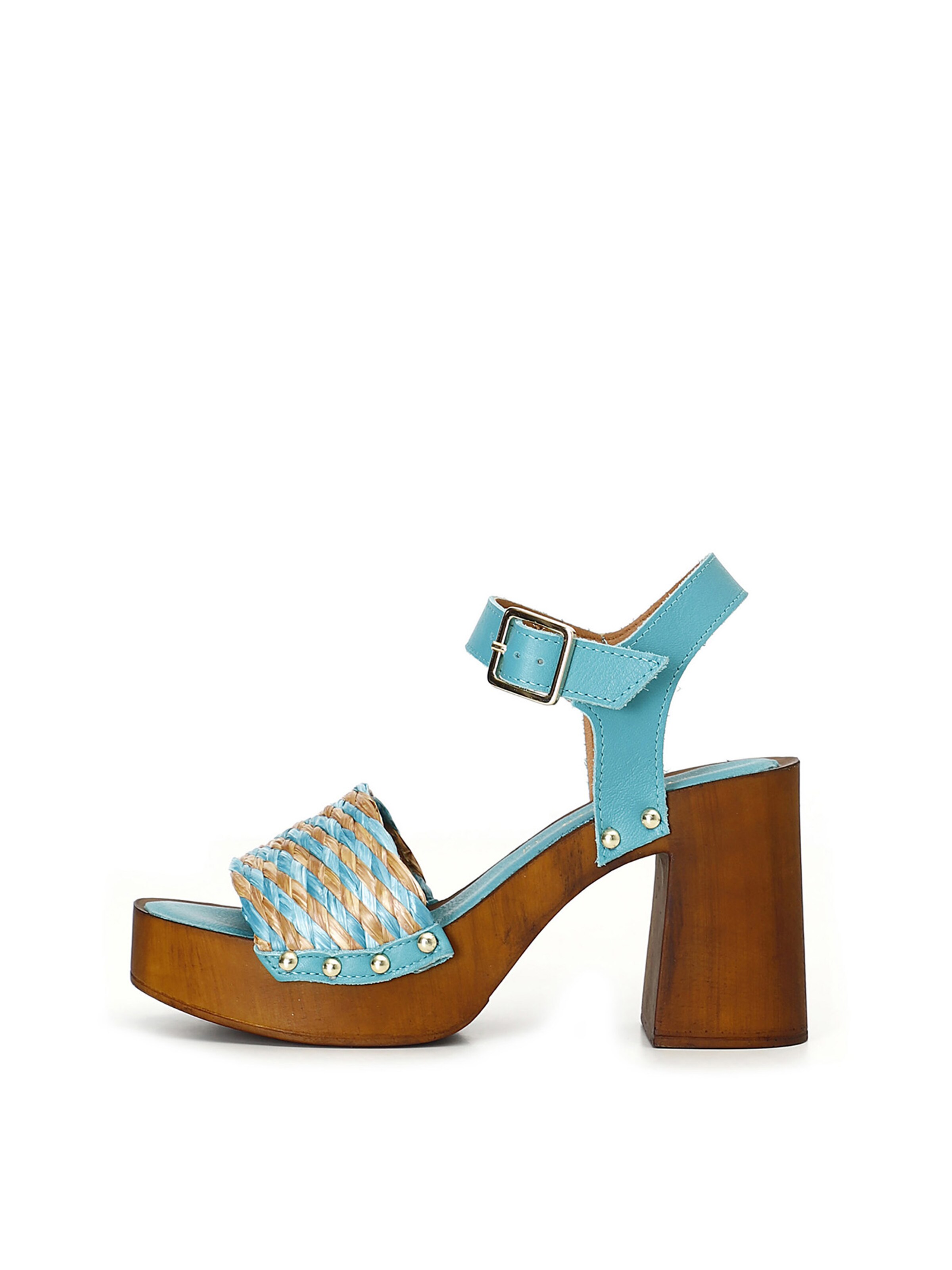 Sandalo di CAFè NOIR in blu: frontale