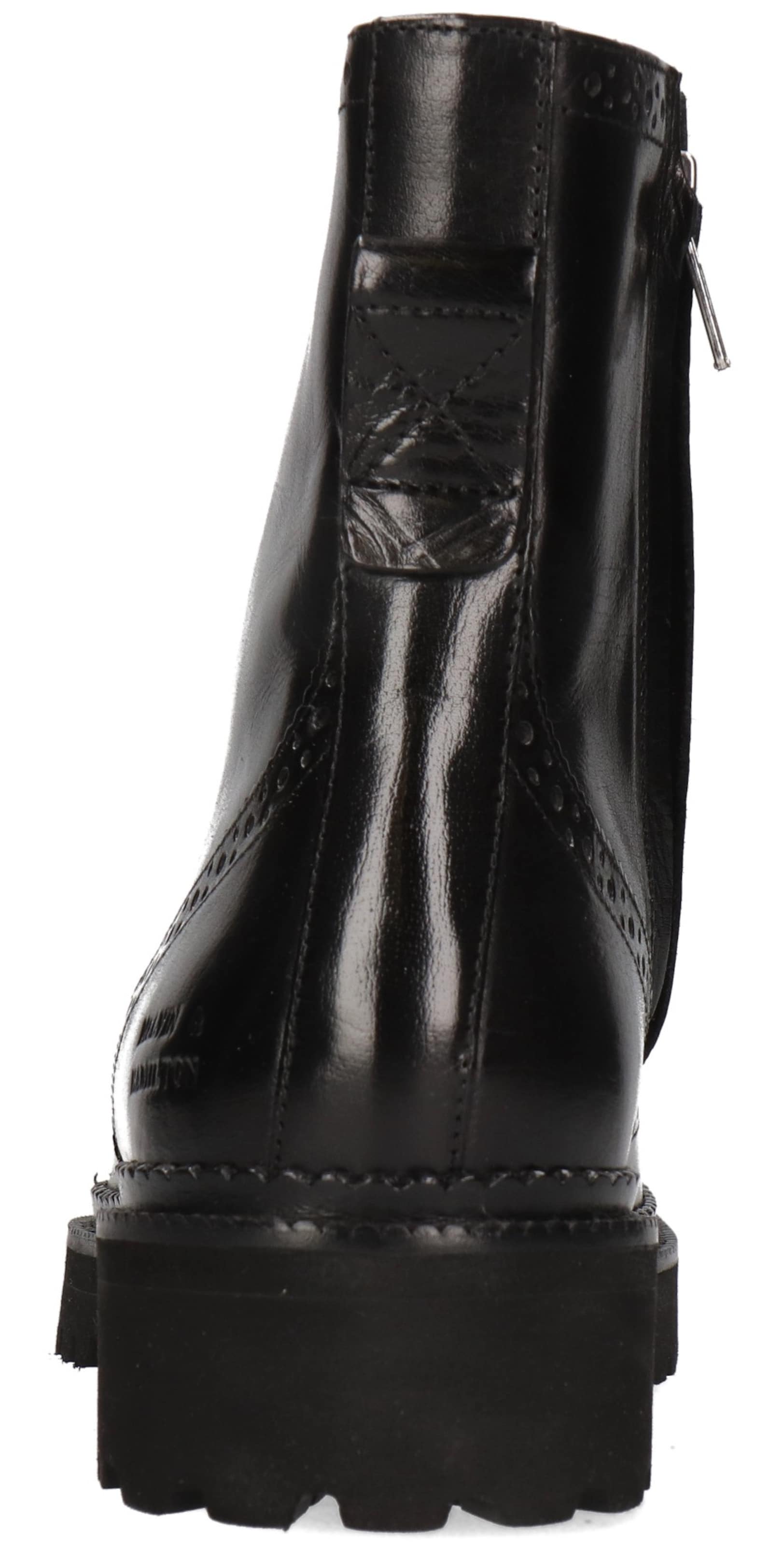 MELVIN & HAMILTON Fűzős rövid szárú csizmák 'Maria 14' - fekete