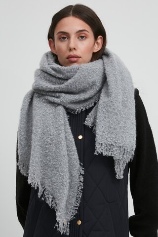 ICHI Scarf 'Bea' in Grey