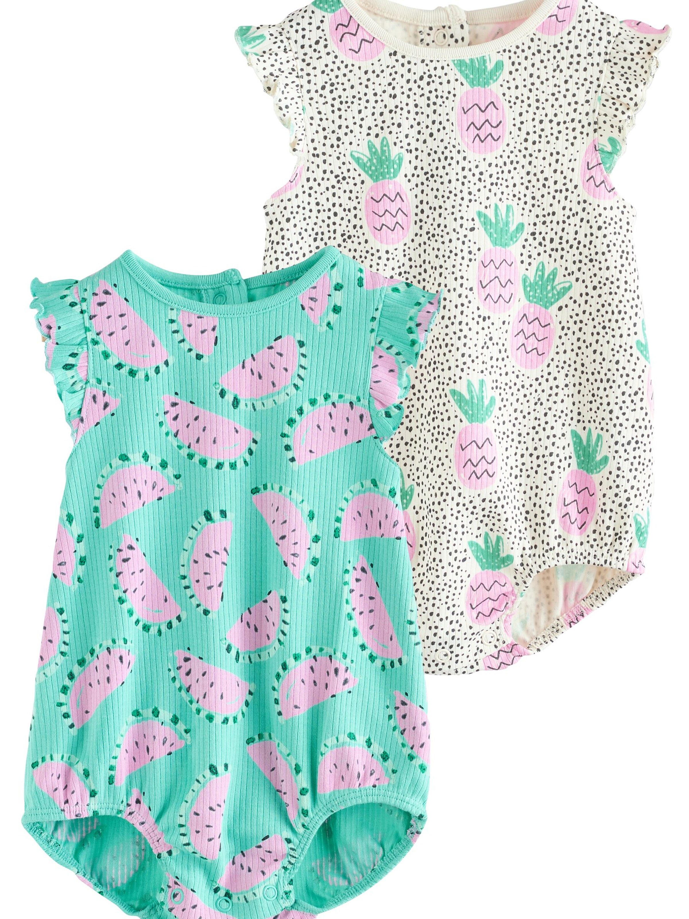 Next Pajac/bodi | zelena barva: sprednja stran