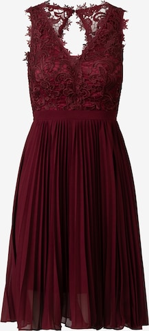 Robe de cocktail Kraimod en rouge : devant