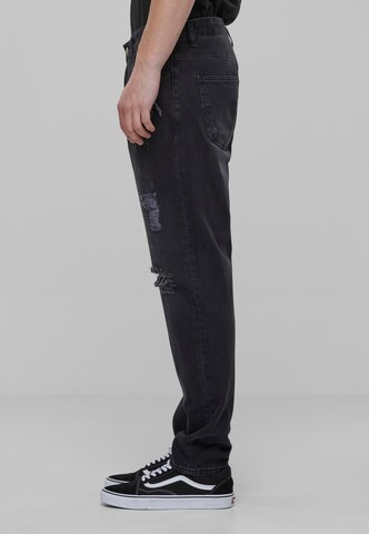 2Y Premium Loosefit Jeans in Schwarz