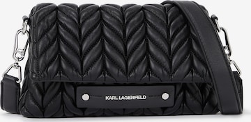 juoda Karl Lagerfeld Rankinė su ilgu dirželiu: priekis