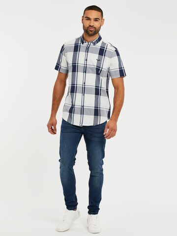 Coupe regular Chemise 'Marcello' Threadbare en bleu