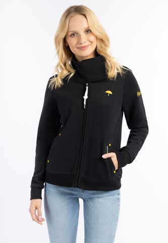 Schmuddelwedda Sweat jacket in Black: front