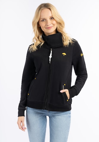 Schmuddelwedda Sweatjacke in Schwarz: predná strana