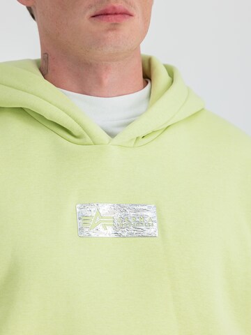ALPHA INDUSTRIES Sweatshirt i grön
