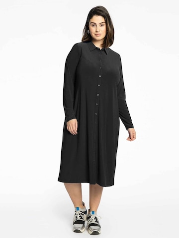 Yoek Shirt Dress 'Dolce' in Black