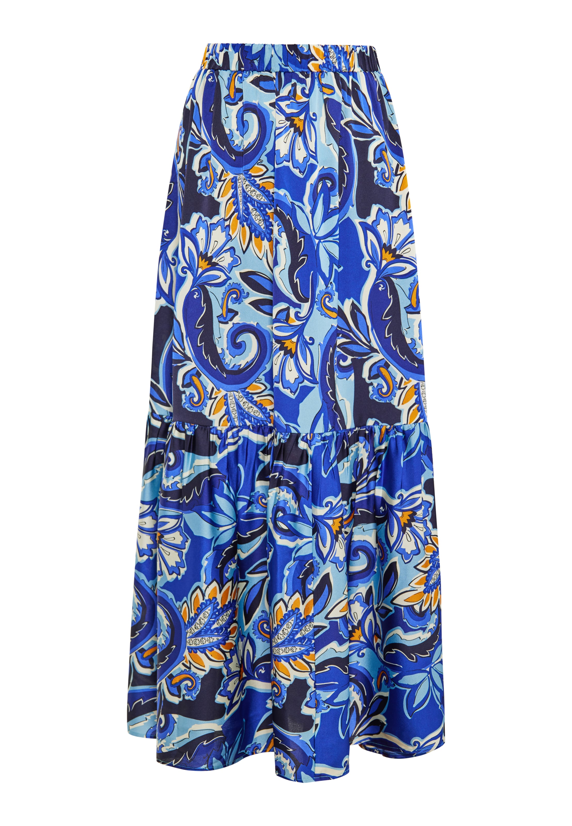 IZIA Svārki, krāsa - zils / debeszils / zeltaini dzeltens / gandrīz balts, Preces skats