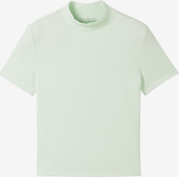 T-Shirt TOM TAILOR en vert : devant