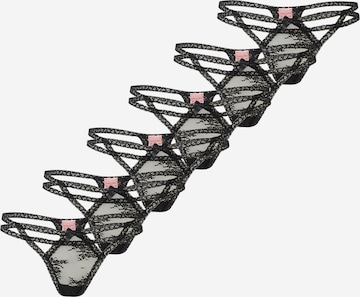 Hunkemöller String 'Irina' i svart: forside