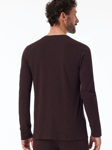 SCHIESSER Shirt in Bruin