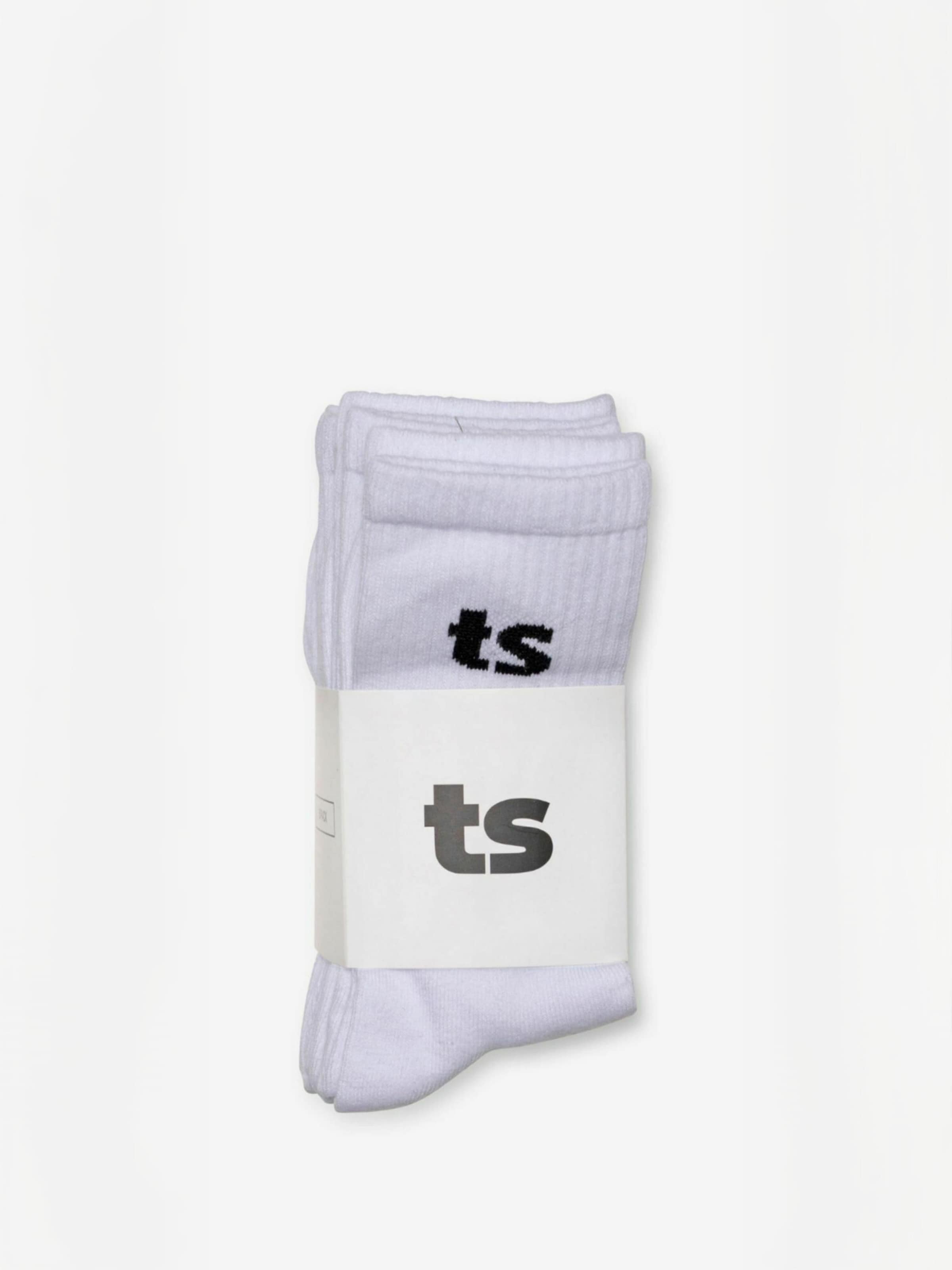 TEESHOPPEN - Meias ' Tennisstrømper ' em branco