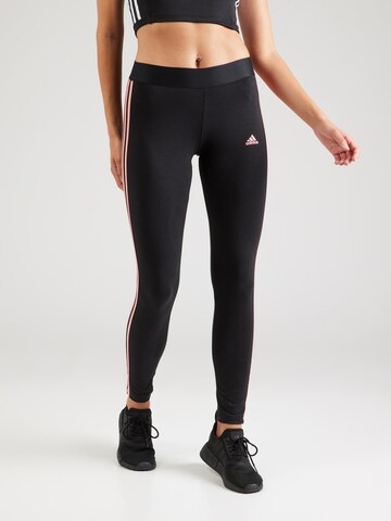 ADIDAS SPORTSWEAR Skinny Spodnie sportowe 'Essential' w kolorze czarny: przód