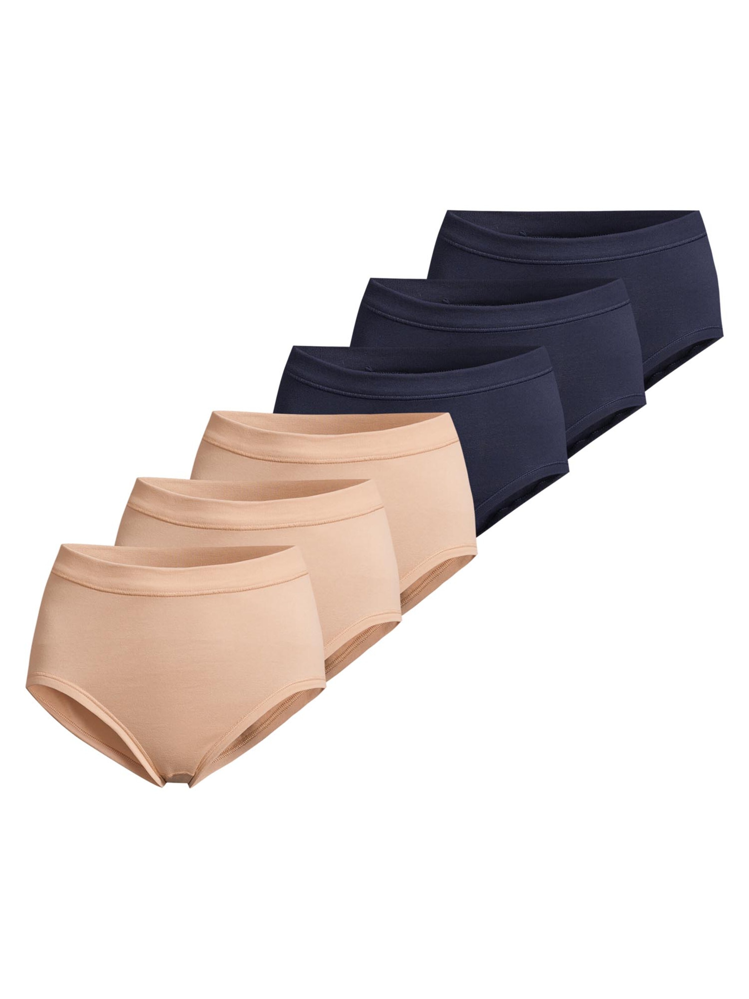 CON-TA Slip 'Feinripp' in Blue: front