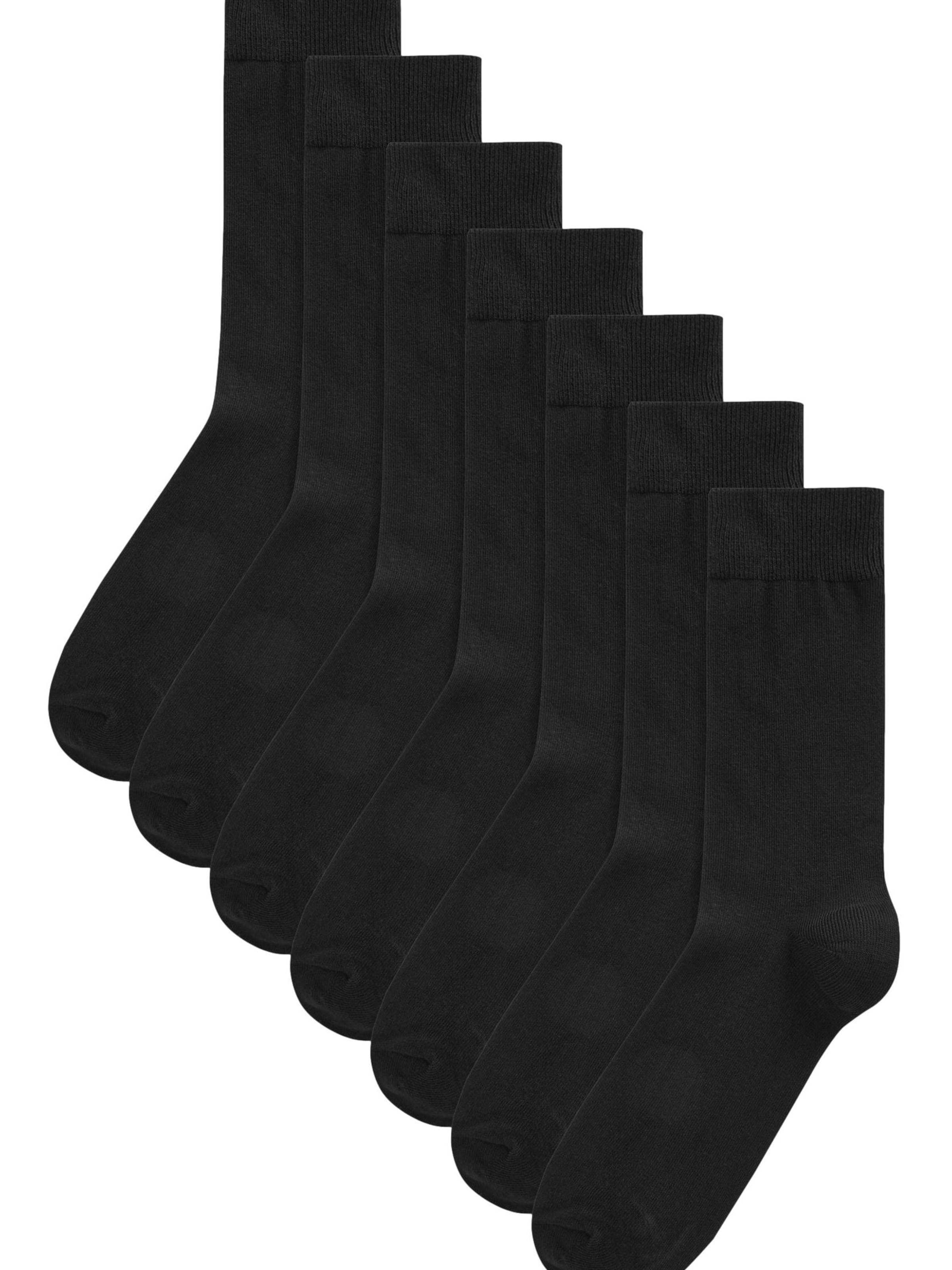 Next Socken in Schwarz: Vorderseite