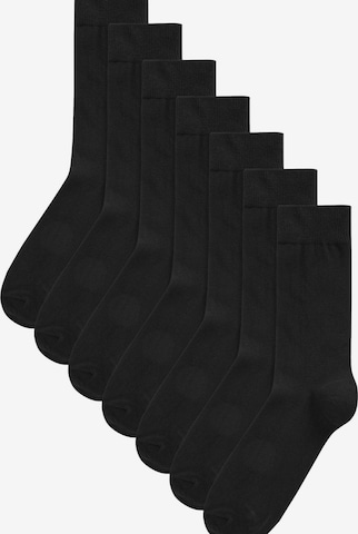 Next Socks in Black: front