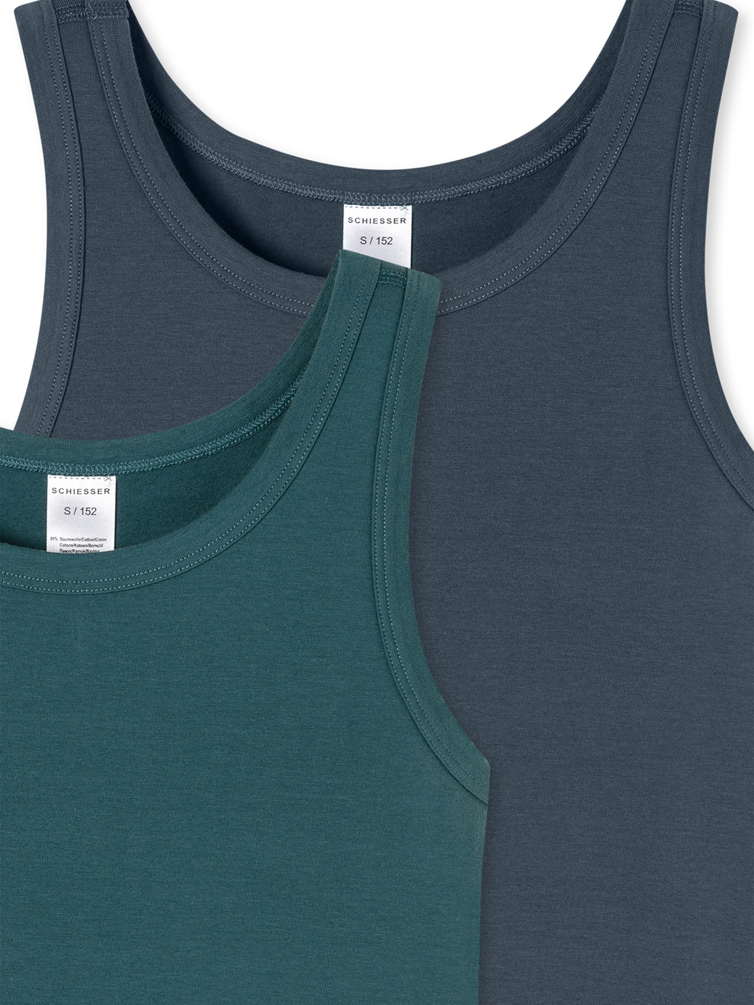 SCHIESSER Unterhemd ' 95/5 Multi ' in Blau
