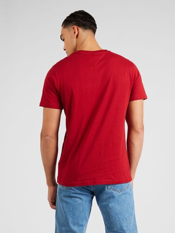 Tommy Jeans T-Shirt 'ESSENTIAL' in Rot