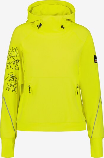 Rukka Sportief sweatshirt 'Mankala' in de kleur Stone grey / Limoen / Zwart, Productweergave