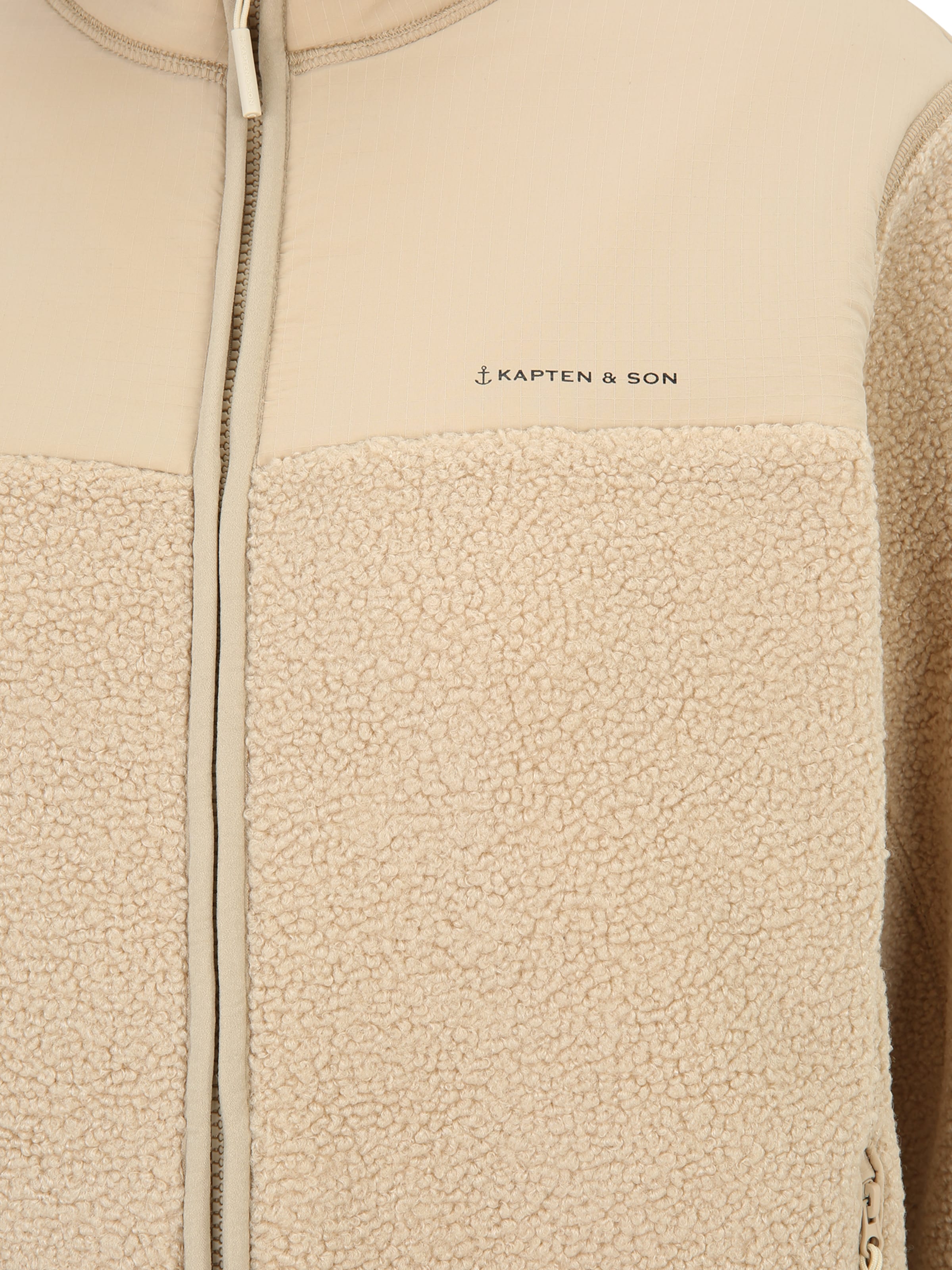 Kapten & Son Dressipluus 'Teddy Fleece', värv beež