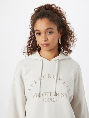 Abercrombie & Fitch Sweatshirt 'SUNDAY' in White