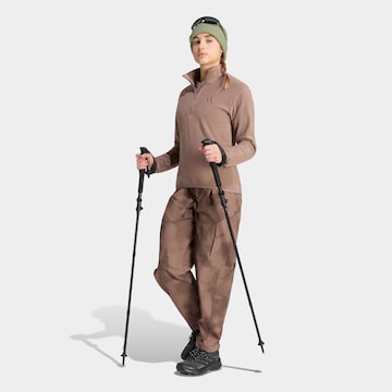 ADIDAS TERREX Athletic Sweater 'Multi Essentials' in Brown