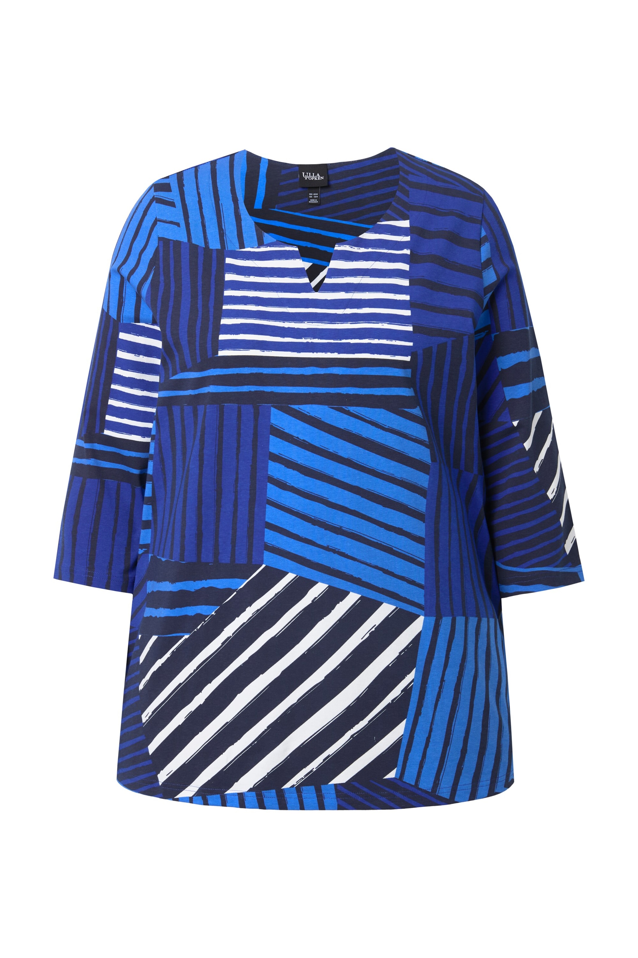 Ulla Popken Tunika in Blau: Vorderseite