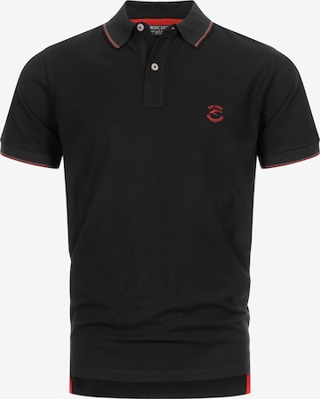 INDICODE JEANS Shirt 'Wallo' in Zwart: voorkant