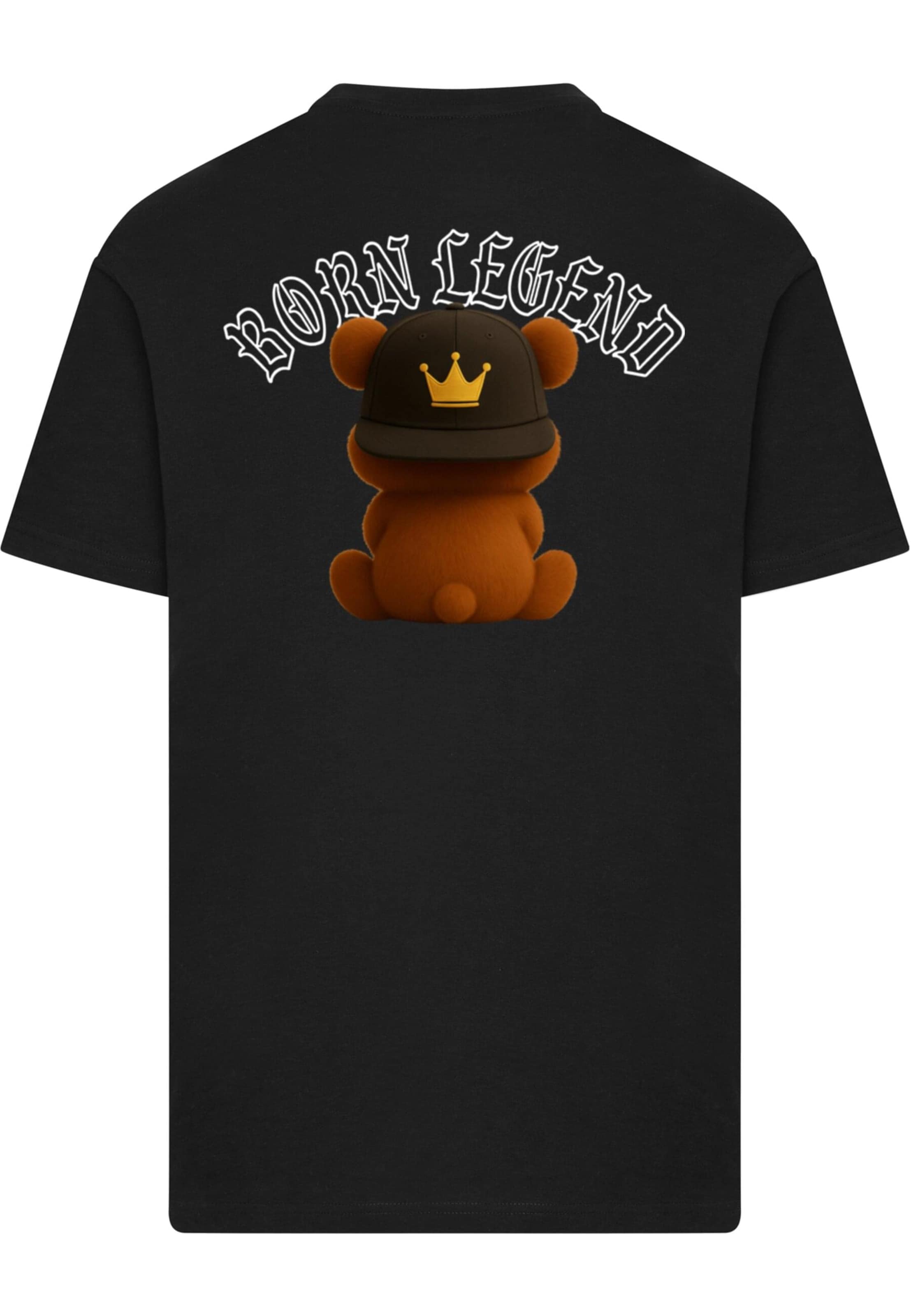 Mister Tee Tričko 'Brooklyn Born Legend' – černá