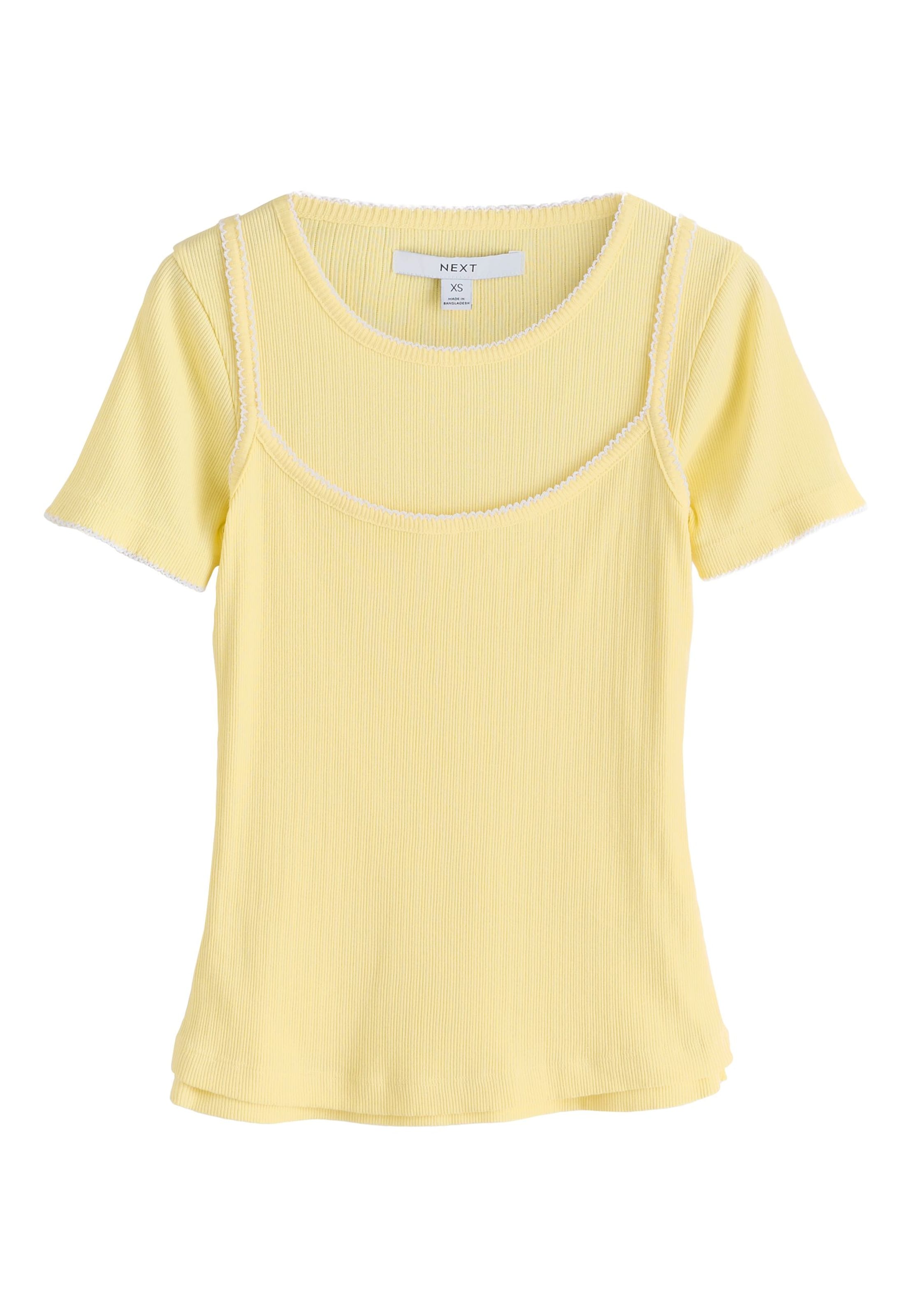Next Shirt in Yellow: front