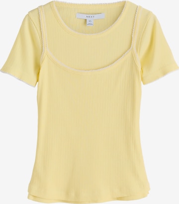 Next - Camiseta en amarillo: frente