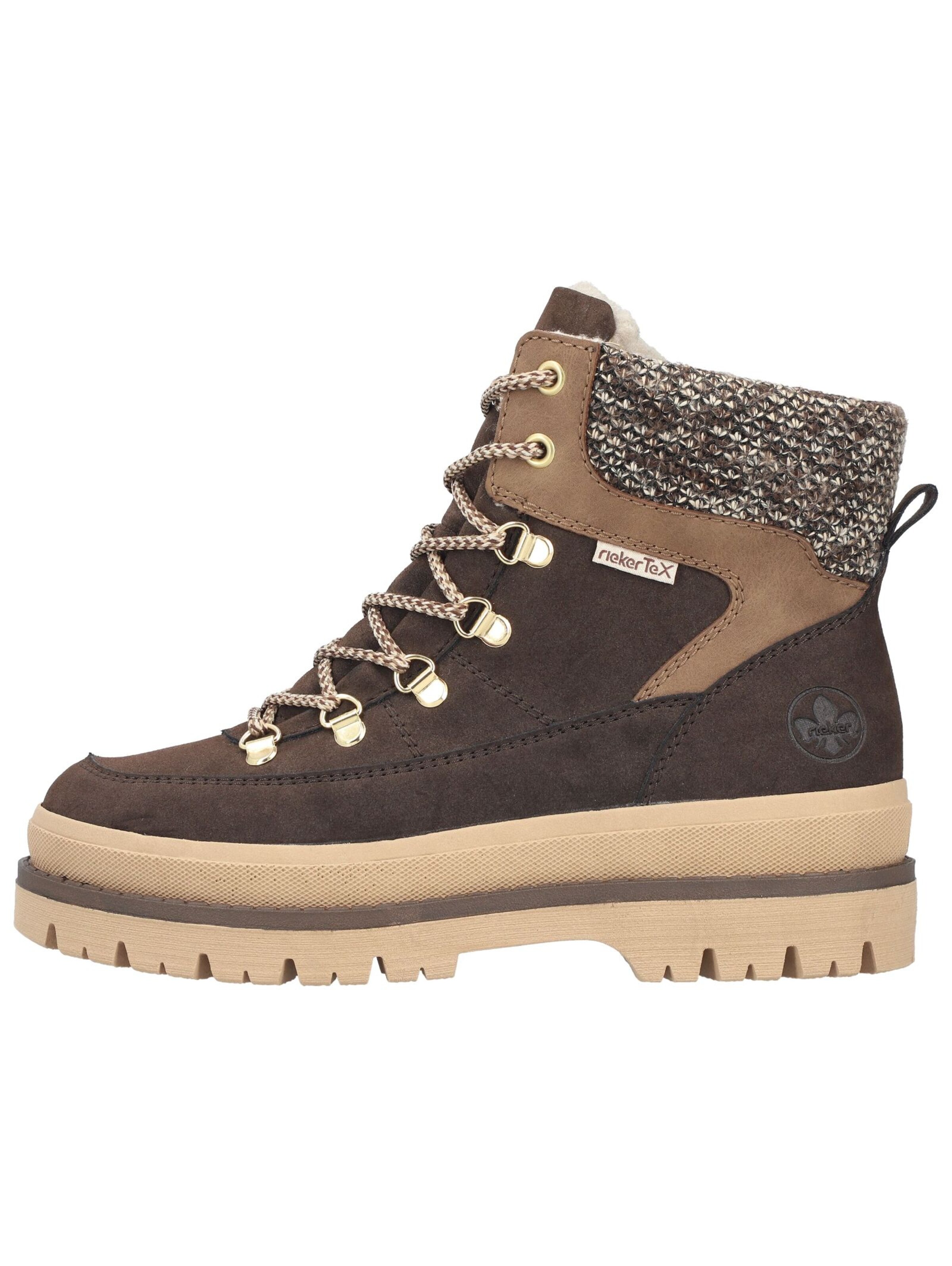 Rieker Schnürstiefelette in Braun