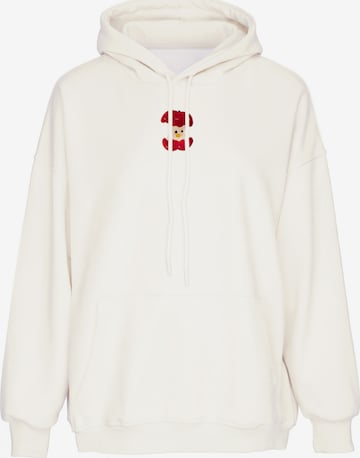 Sweat-shirt MYMO en blanc : devant
