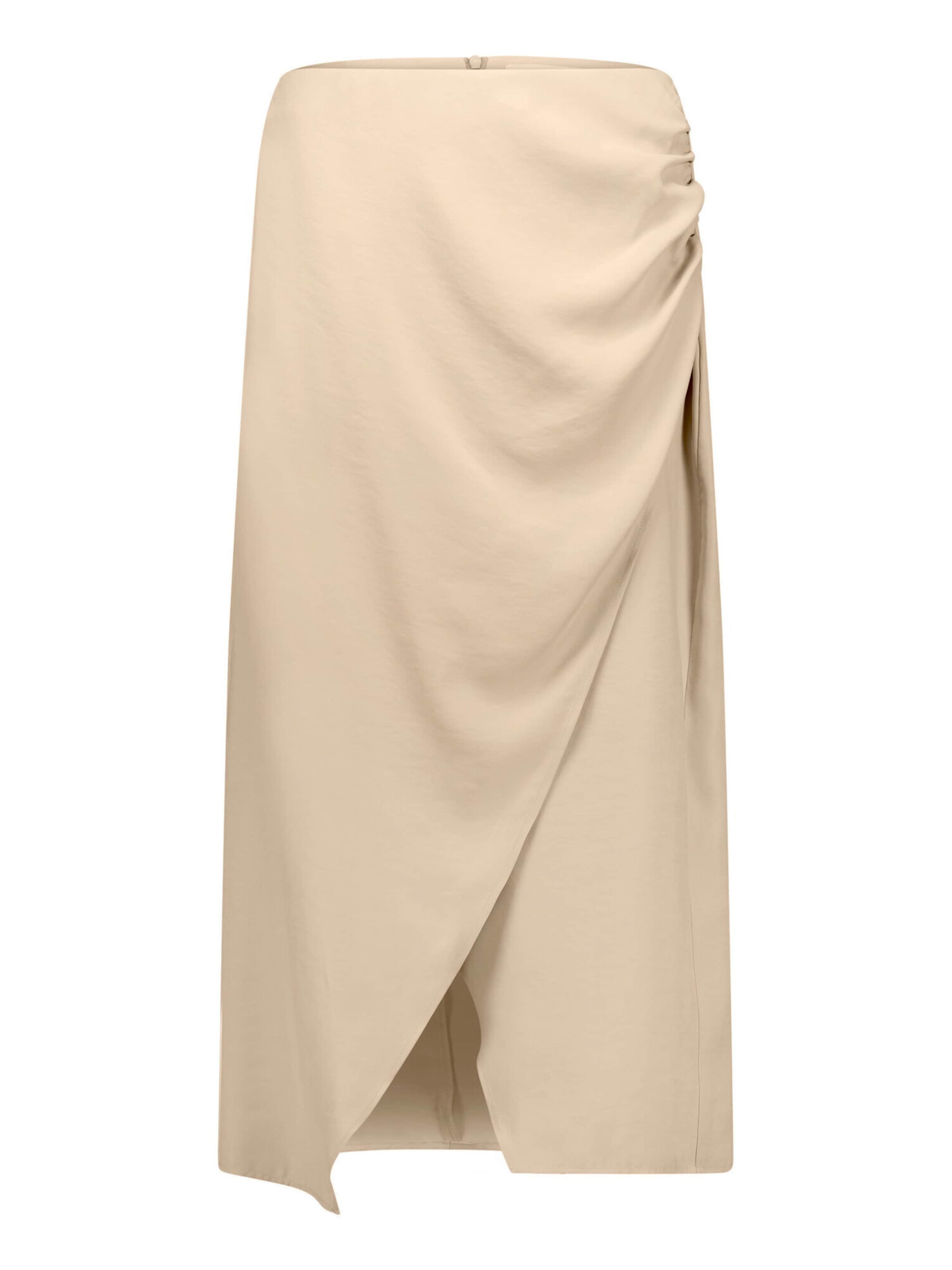 Cartoon Skirt in Beige: front