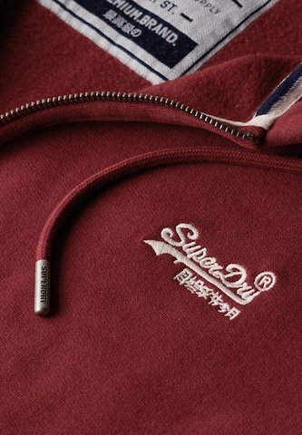 Veste de survêtement Superdry en rouge