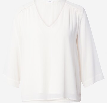 s.Oliver BLACK LABEL Blouse in Beige: voorkant