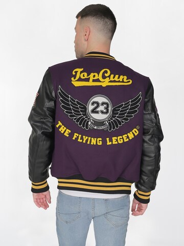 TOP GUN Übergangsjacke in Lila