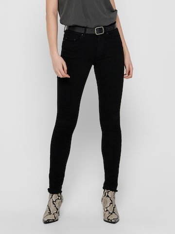 ONLY - Skinny Vaquero 'Blush' en negro: frente