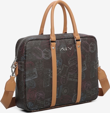 Borsa portadocumenti di ALV By Alviero Martini in marrone: frontale