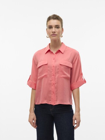 VERO MODA - Blusa 'VMFabiana' en rosa: frente