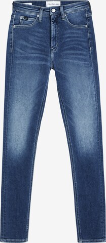 Calvin Klein Jeans Skinny Fit Дънки в синьо: отпред